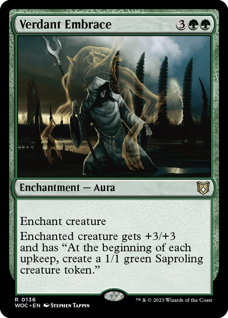 {R} Verdant Embrace [Wilds of Eldraine Commander][WOC 136]