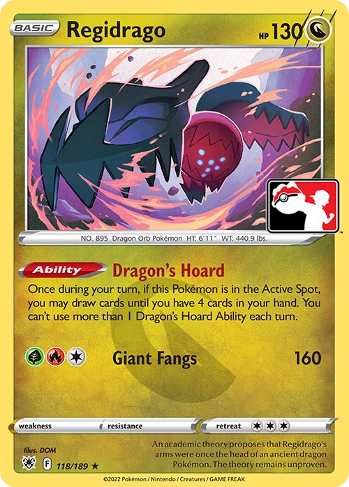 [PKM-R] Regidrago (118/189) [Prize Pack Series Three]