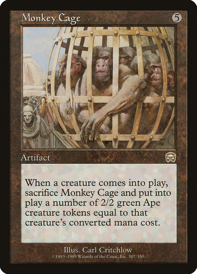 {R} Monkey Cage [Mercadian Masques][MMQ 307]