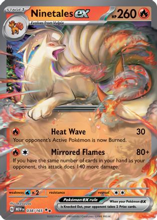 [PKM-R] Ninetales ex (038/165) [Scarlet & Violet: 151]