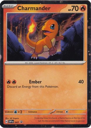 [PKM-R] Charmander (047) (Cosmos Holo) [Scarlet & Violet: Black Star Promos]