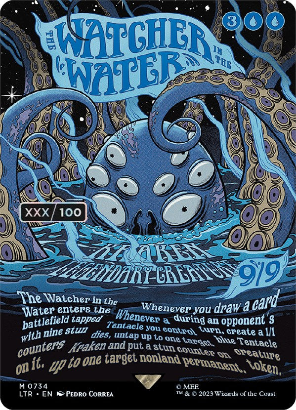 {R} The Watcher in the Water (Borderless Poster) (Serialized) [The Lord of the Rings: Tales of Middle-Earth][SR LTR 734]