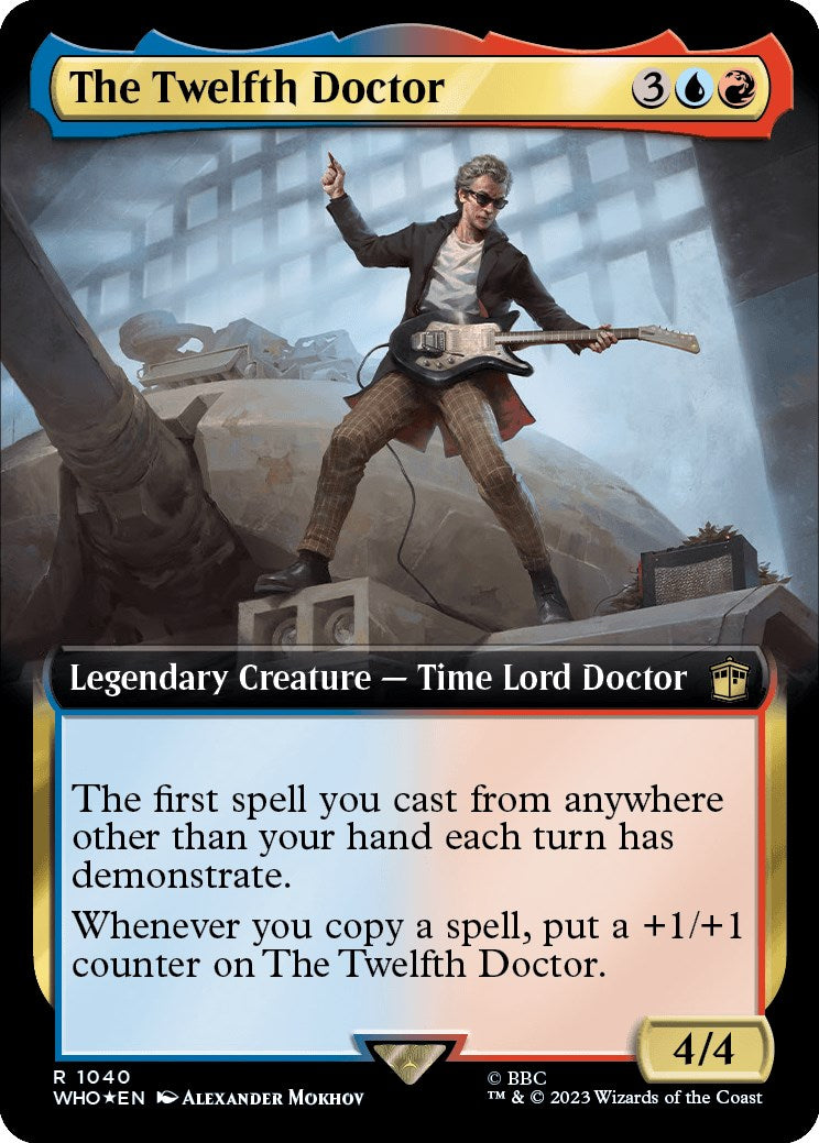 {R} The Twelfth Doctor (Extended Art) (Surge Foil) [Doctor Who][WHO 1040]