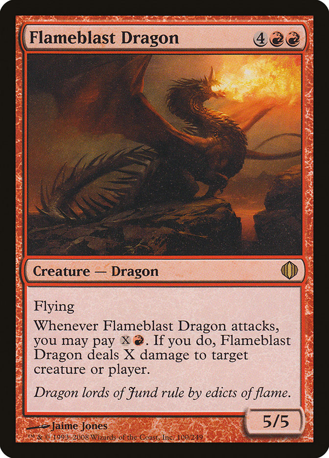 {R} Flameblast Dragon [Shards of Alara][ALA 100]