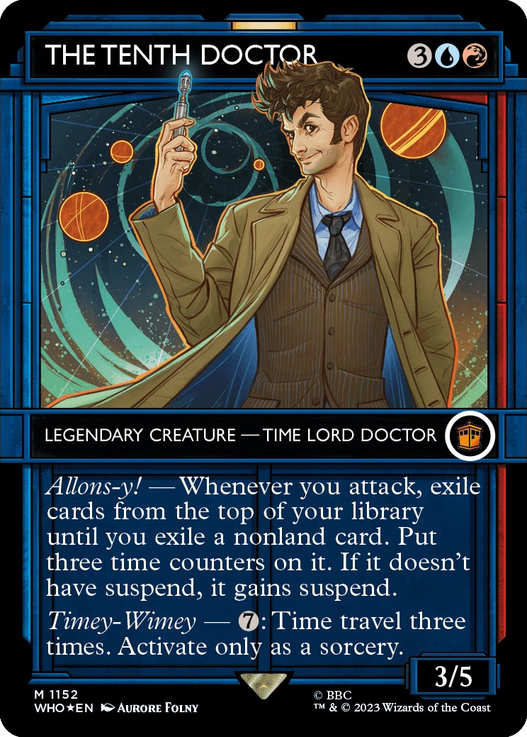 {R} The Tenth Doctor (Showcase) (Surge Foil) [Doctor Who][WHO 1152]