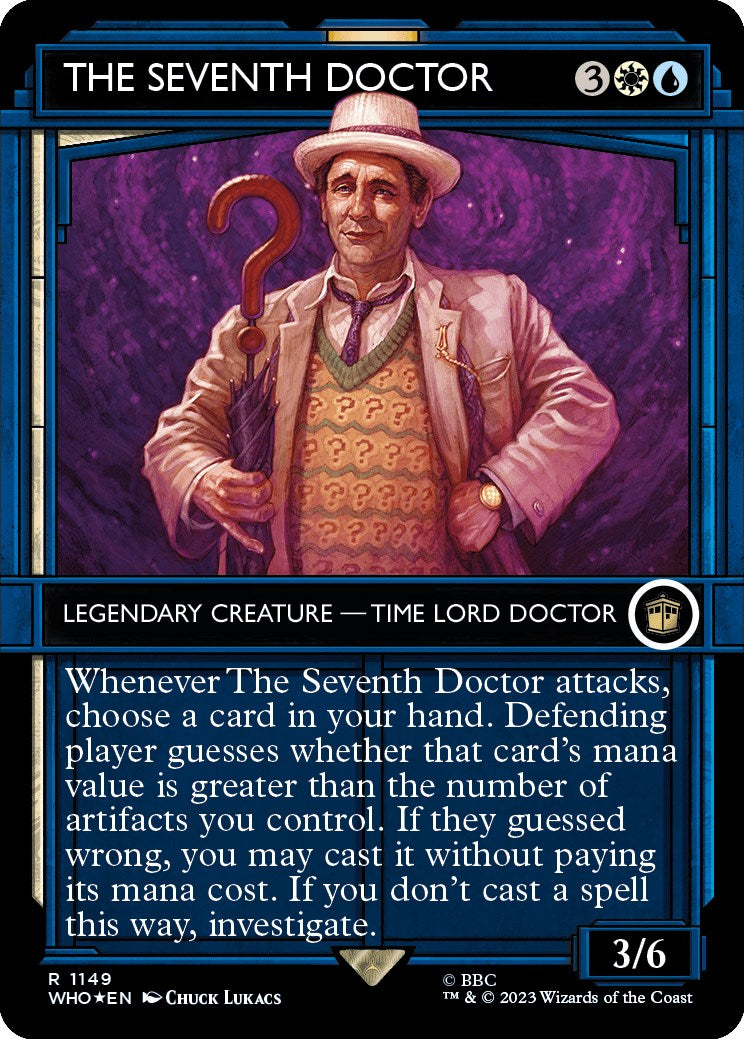 {R} The Seventh Doctor (Showcase) (Surge Foil) [Doctor Who][WHO 1149]