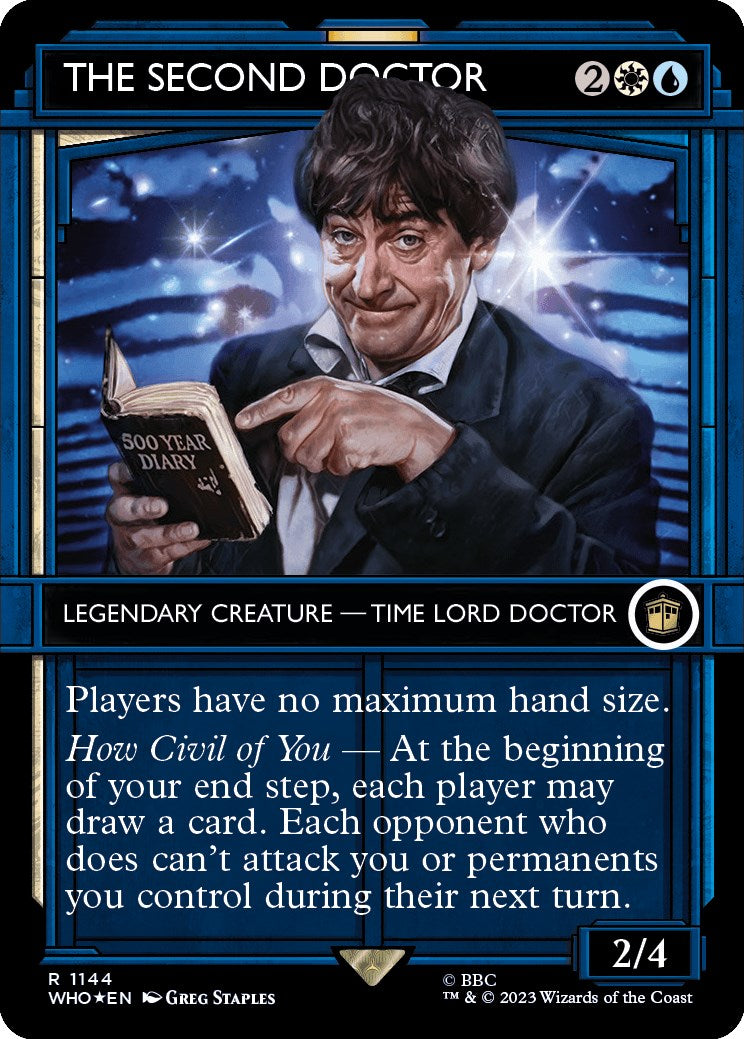 {R} The Second Doctor (Showcase) (Surge Foil) [Doctor Who][WHO 1144]