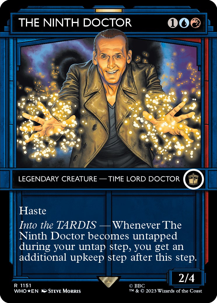 {R} The Ninth Doctor (Showcase) (Surge Foil) [Doctor Who][WHO 1151]