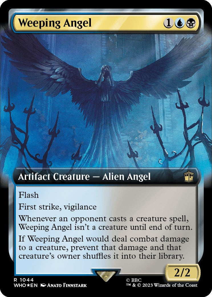{R} Weeping Angel (Extended Art) (Surge Foil) [Doctor Who][WHO 1044]
