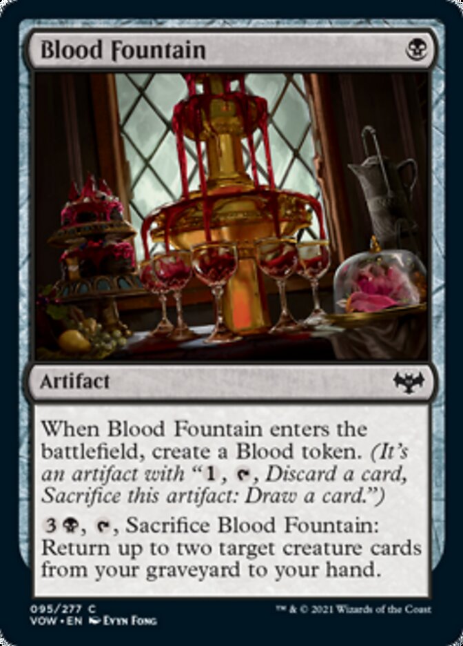 {C} Blood Fountain [Innistrad: Crimson Vow][VOW 095]