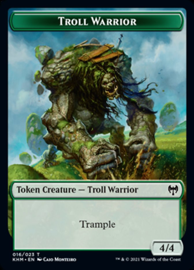 {T} Troll Warrior Token [Kaldheim Tokens][TKHM 016]