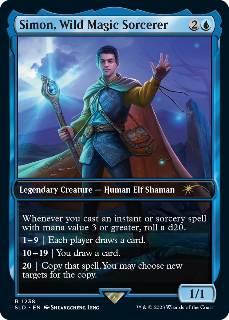 {R} Simon, Wild Magic Sorcerer [Secret Lair Drop Series][SLD 1238]