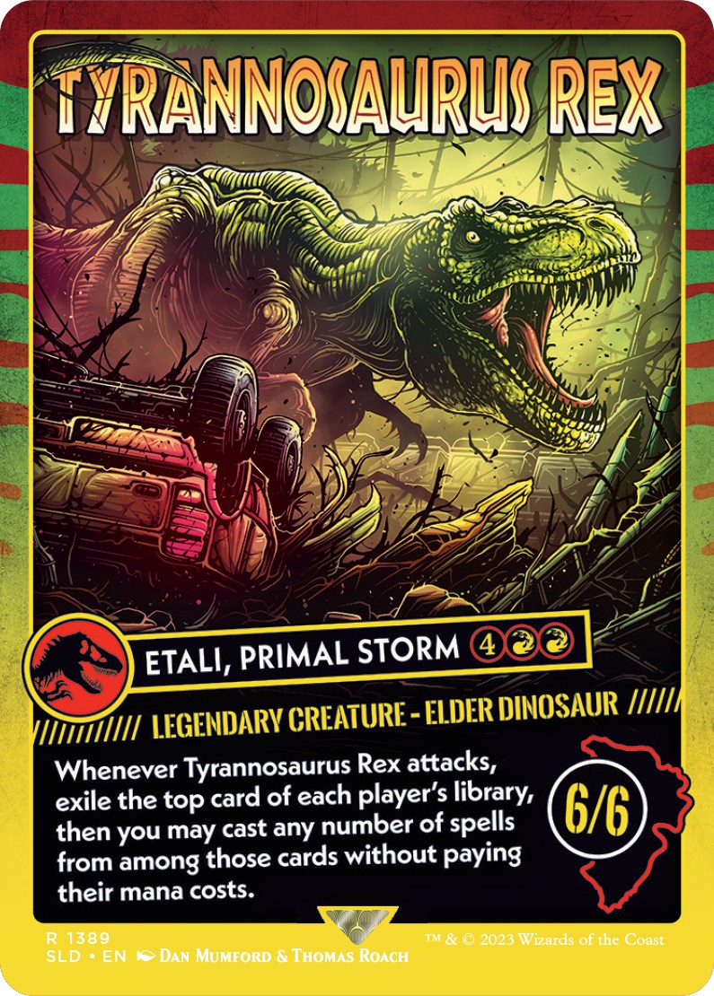 {R} Tyrannosaurus Rex - Etali, Primal Storm [Secret Lair Drop Series][SLD 1389]