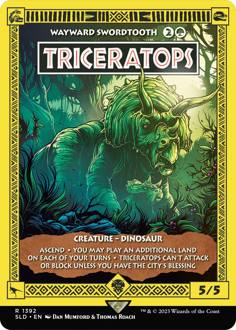 {R} Triceratops - Wayward Swordtooth [Secret Lair Drop Series][SLD 1392]