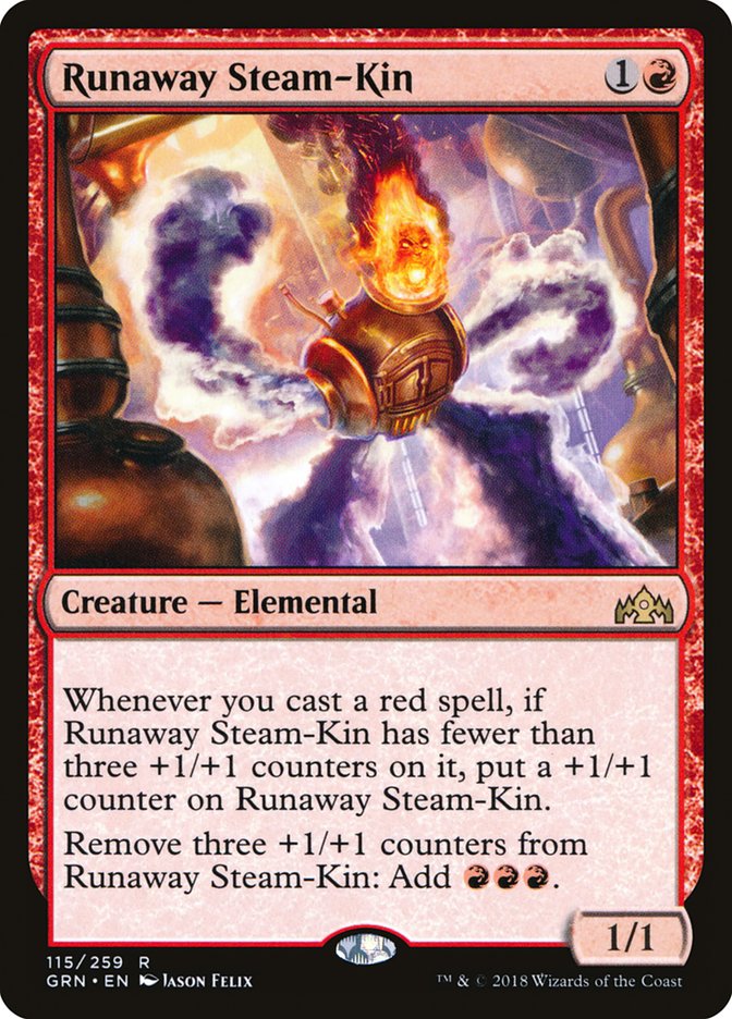 {R} Runaway Steam-Kin [Guilds of Ravnica][GRN 115]