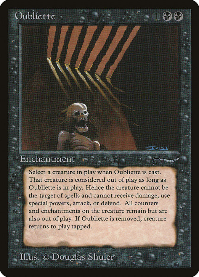 {C} Oubliette (Dark Mana Cost) [Arabian Nights][ARN 031]