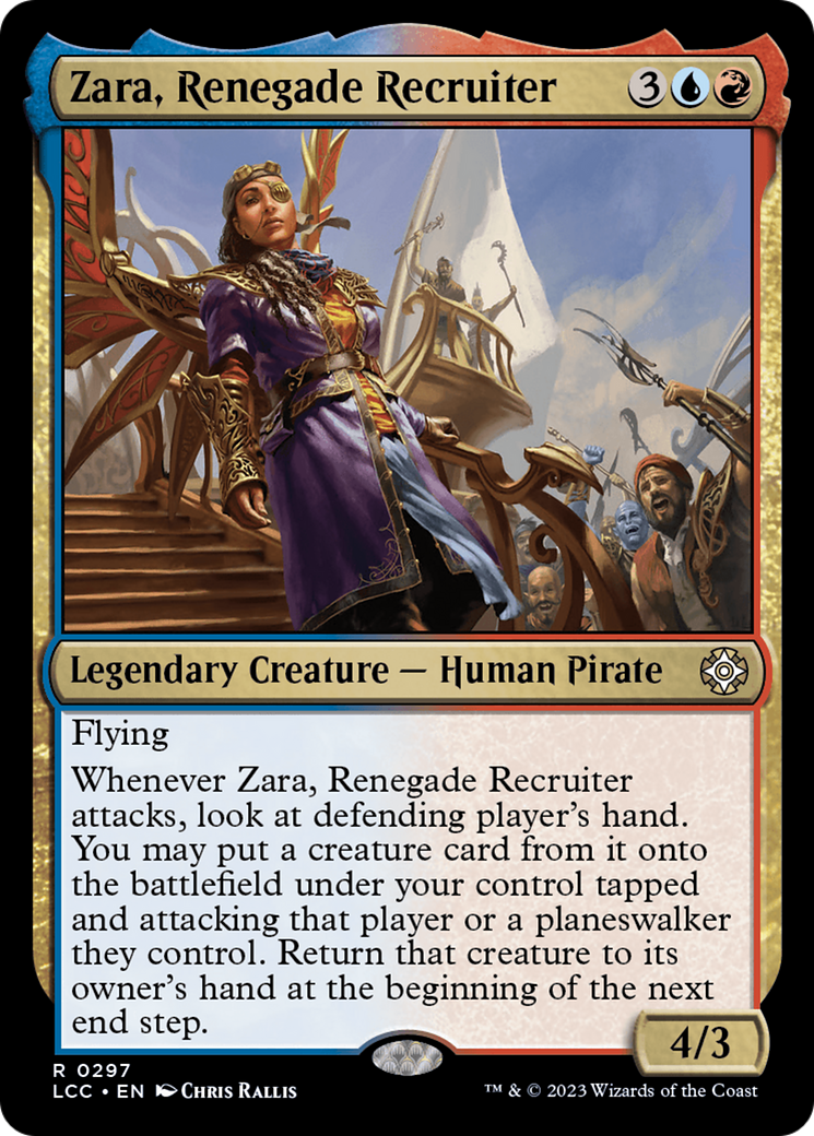 {R} Zara, Renegade Recruiter [The Lost Caverns of Ixalan Commander][LCC 297]