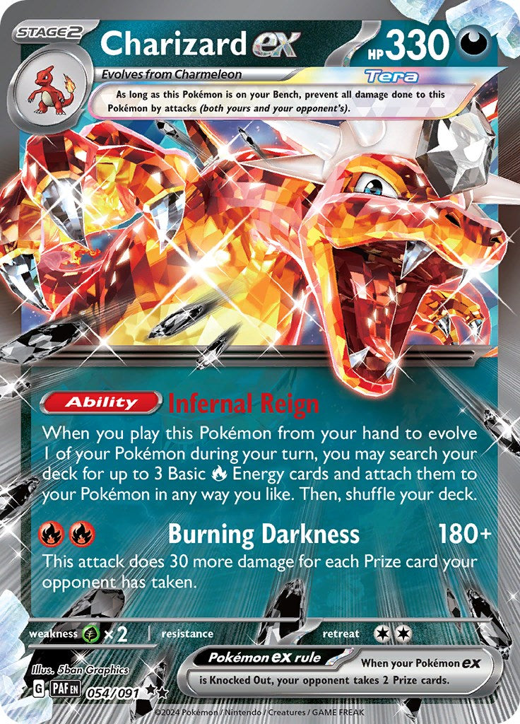 [PKM-R] Charizard ex (054/091) [Scarlet & Violet: Paldean Fates]