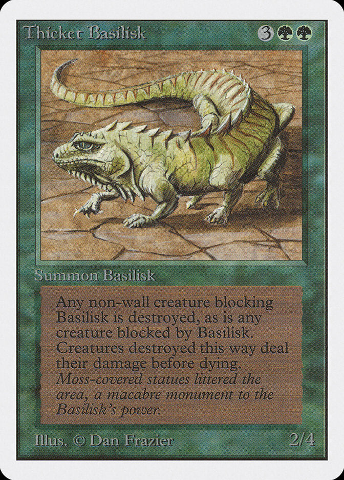 {C} Thicket Basilisk [Unlimited Edition][2ED 219]