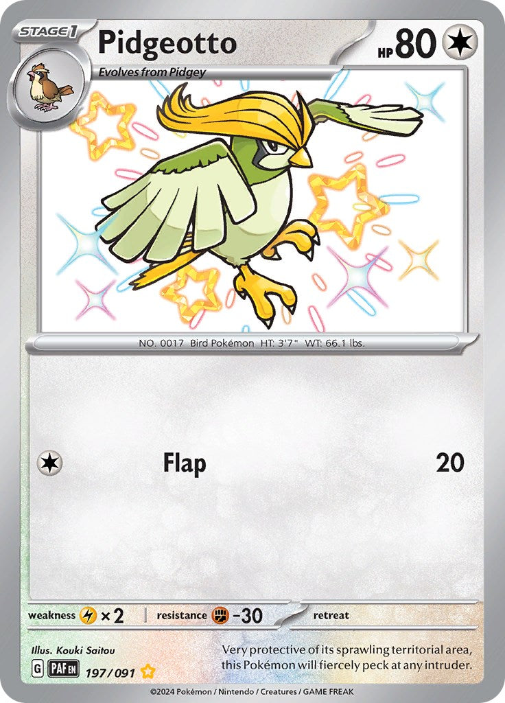 [PKM-R] Pidgeotto (197/091) [Scarlet & Violet: Paldean Fates]