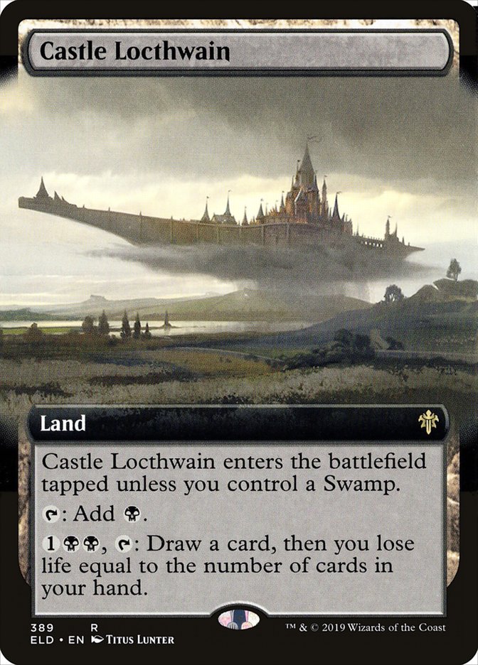 {R} Castle Locthwain (Extended Art) [Throne of Eldraine][ELD 389]