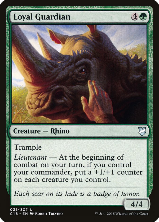 {C} Loyal Guardian [Commander 2018][C18 031]