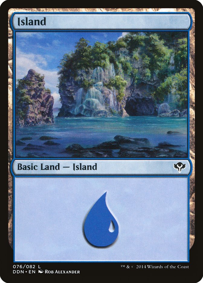 {B}[DDN 076] Island (76) [Duel Decks: Speed vs. Cunning]