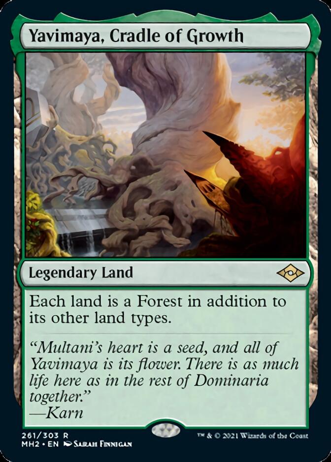 {R} Yavimaya, Cradle of Growth [Modern Horizons 2][MH2 261]