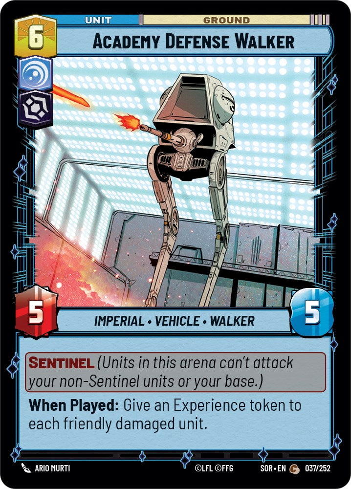 {SW-C} Academy Defense Walker (037/252) [Spark of Rebellion]