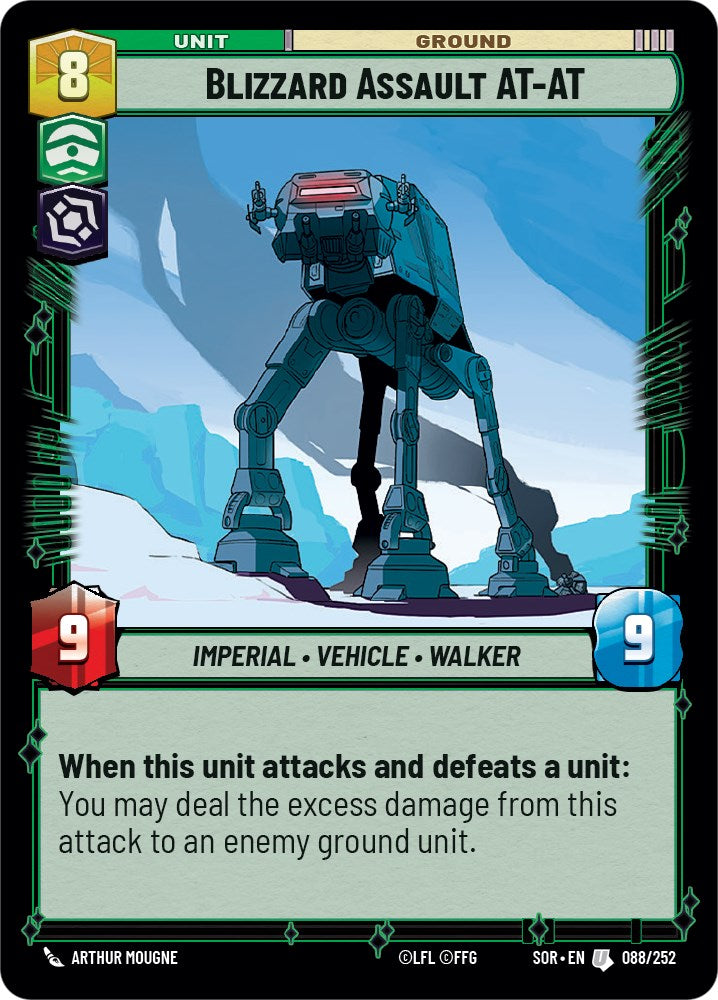 {SW-C} Blizzard Assault AT-AT (088/252) [Spark of Rebellion]