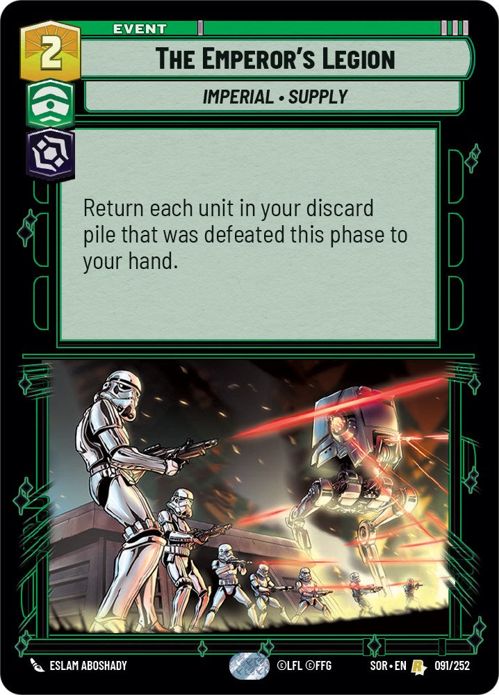 {SW-R} The Emperor's Legion (091/252) [Spark of Rebellion]