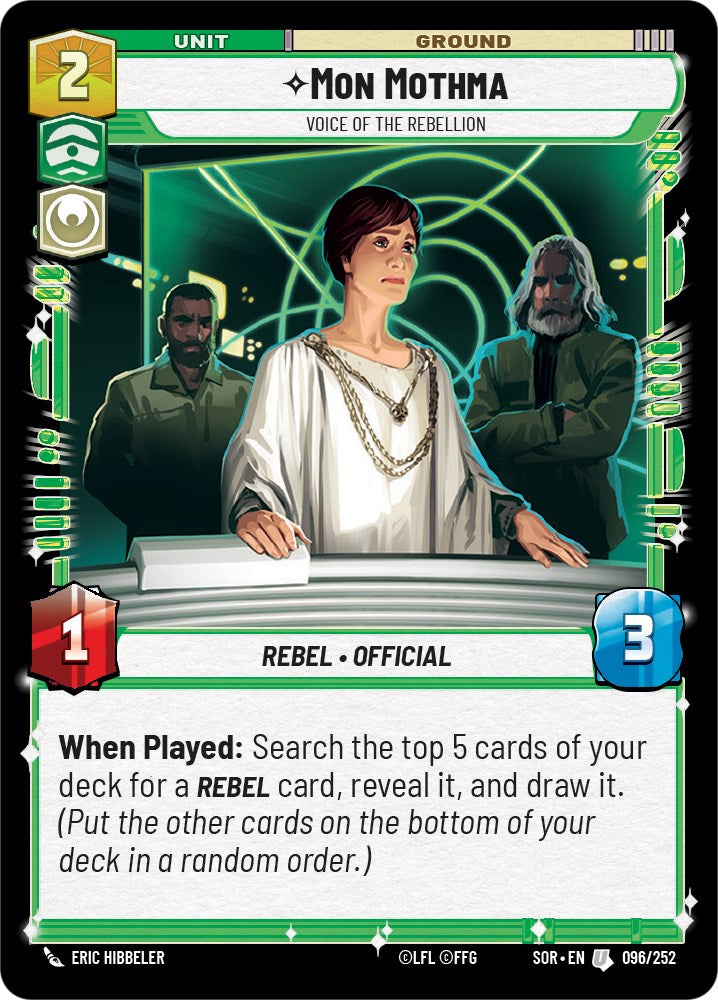 {SW-C} Mon Mothma - Voice of the Rebellion (096/252) [Spark of Rebellion]