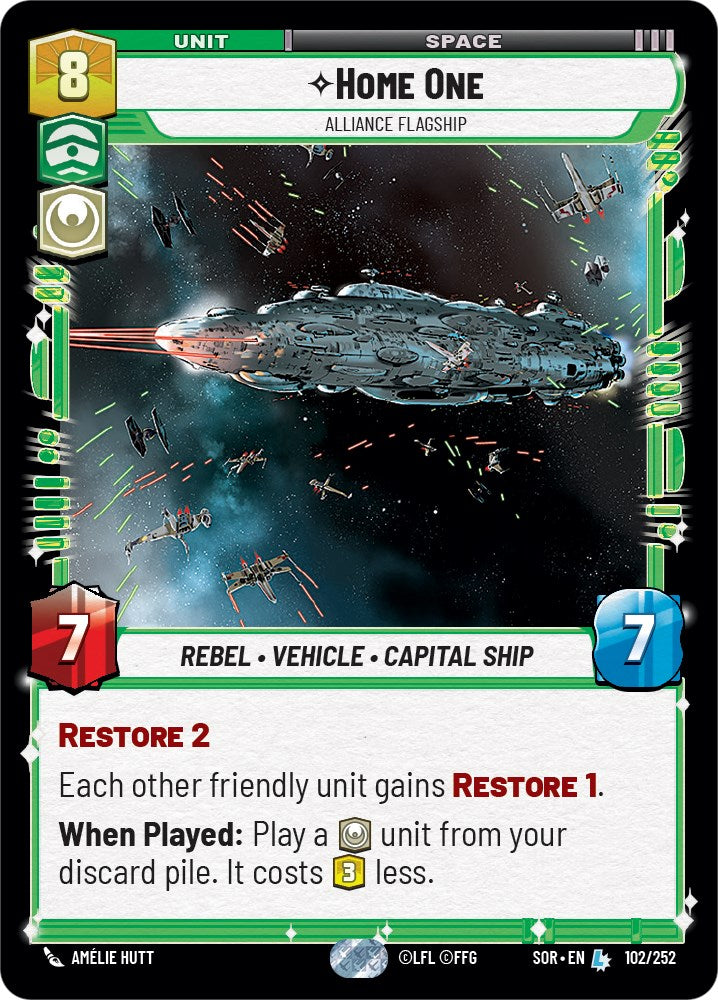 {SW-R} Home One - Alliance Flagship (102/252) [Spark of Rebellion]