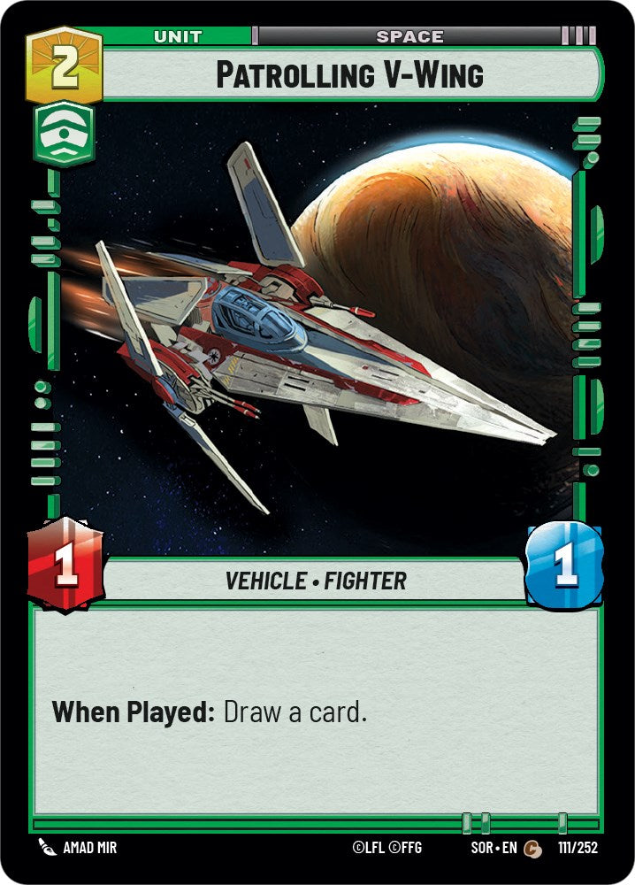 {SW-C} Patrolling V-Wing (111/252) [Spark of Rebellion]