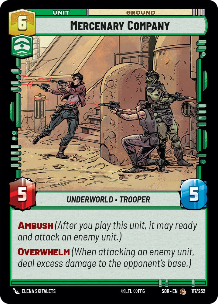 {SW-C} Mercenary Company (117/252) [Spark of Rebellion]