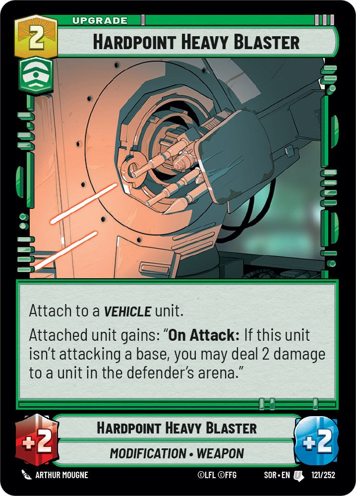 {SW-C} Hardpoint Heavy Blaster (121/252) [Spark of Rebellion]