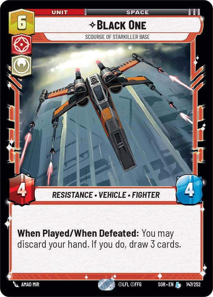 {SW-R} Black One - Scourge of Starkiller Base (147/252) [Spark of Rebellion]