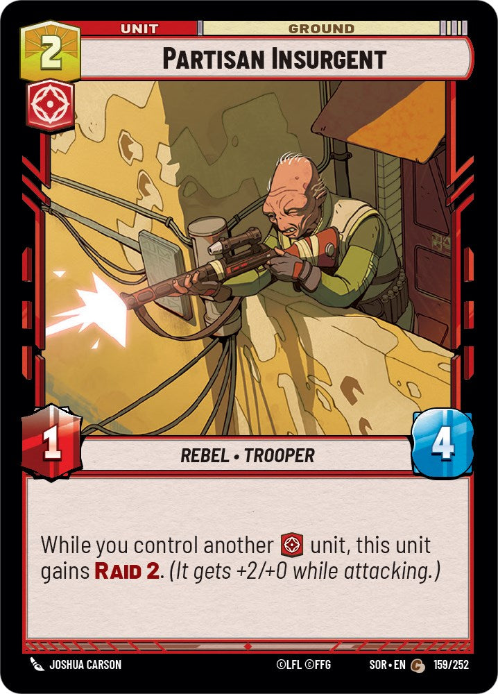 {SW-C} Partisan Insurgent (159/252) [Spark of Rebellion]