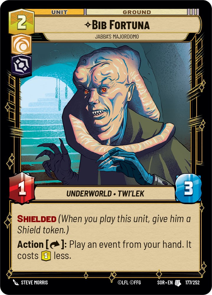 {SW-C} Bib Fortuna - Jabba's Majordomo (177/252) [Spark of Rebellion]