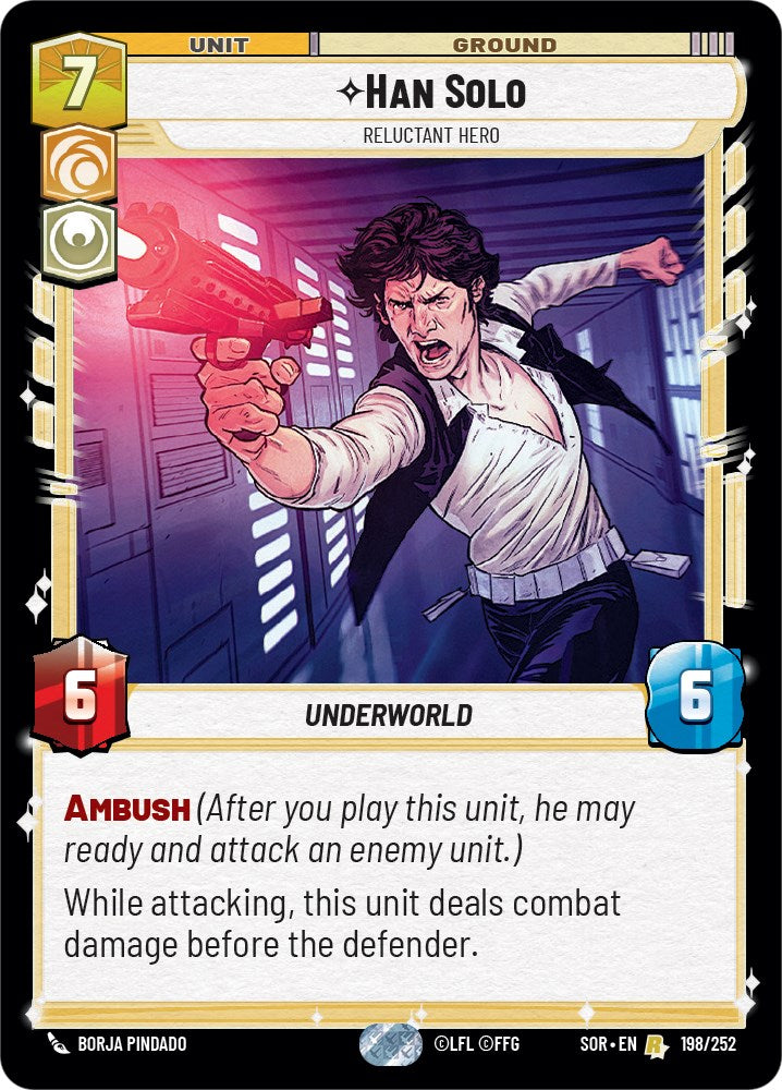 {SW-R} Han Solo - Relunctant Hero (198/252) [Spark of Rebellion]