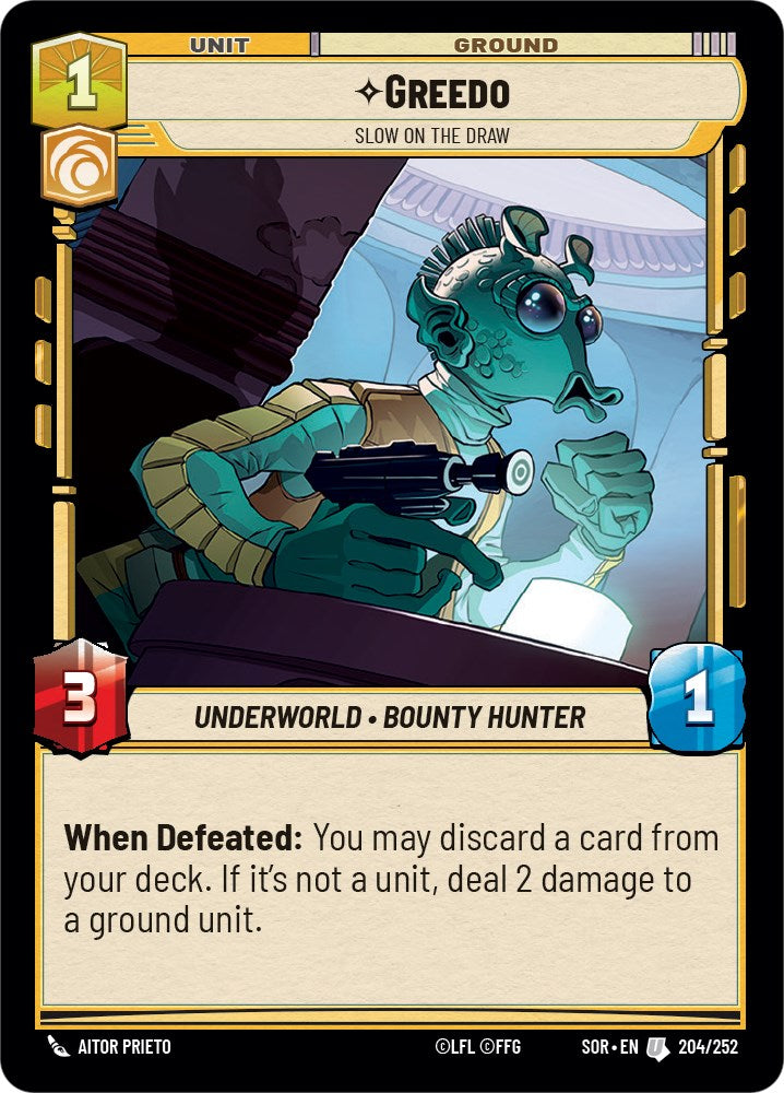 {SW-C} Greedo - Slow on the Draw (204/252) [Spark of Rebellion]