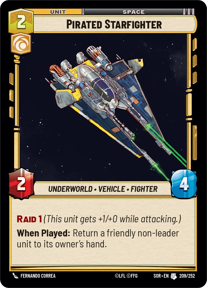 {SW-C} Pirated Starfighter (209/252) [Spark of Rebellion]