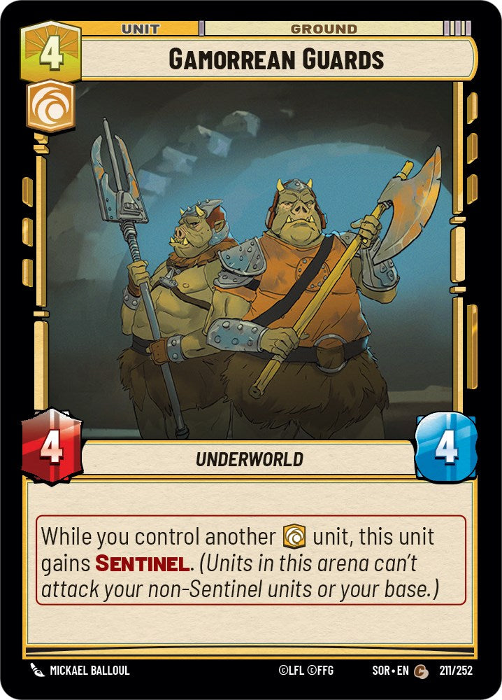 {SW-C} Gamorrean Guards (211/252) [Spark of Rebellion]