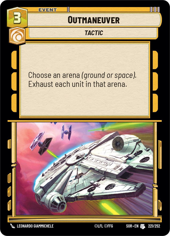 {SW-C} Outmaneuver (221/252) [Spark of Rebellion]