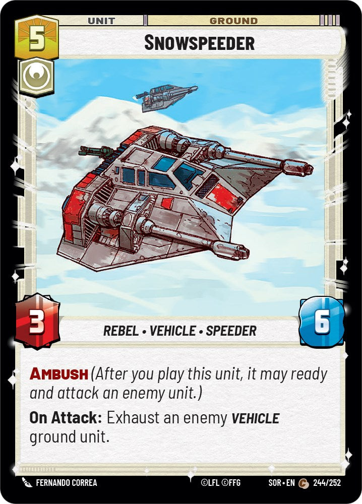 {SW-C} Snowspeeder (244/252) [Spark of Rebellion]