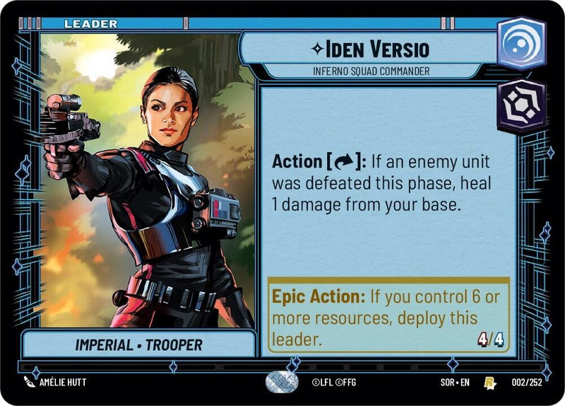 {SW-L} Iden Versio - Inferno Squad Commander (002/252) [Spark of Rebellion]