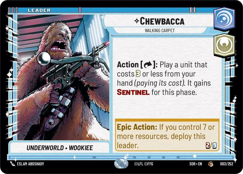 {SW-L} Chewbacca - Walking Carpet (003/252) [Spark of Rebellion]