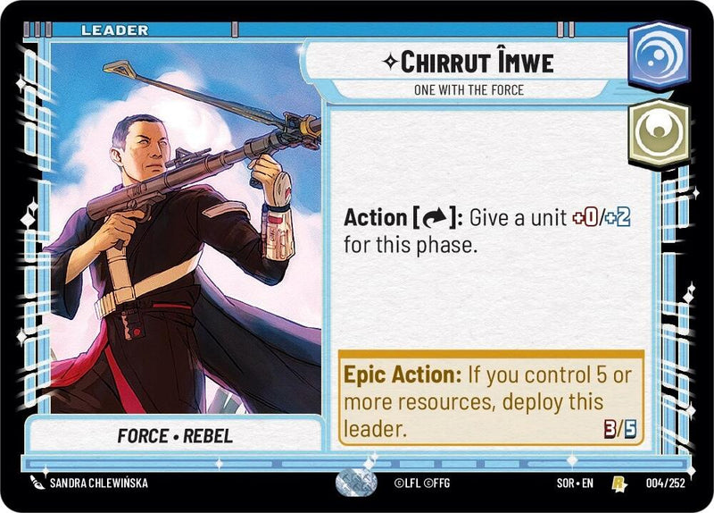 {SW-L} Chirrut Imwe - One With The Force (004/252) [Spark of Rebellion]