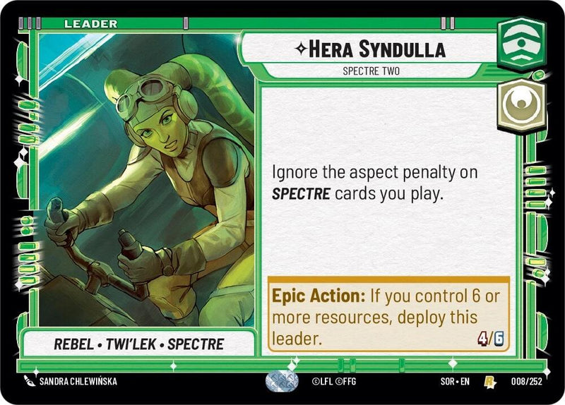 {SW-L} Hera Syndulla - Spectre Two (008/252) [Spark of Rebellion]