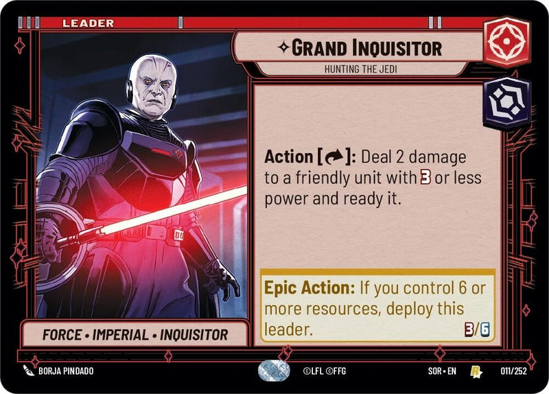 {SW-L} Grand Inquisitor - Hunting the Jedi (011/252) [Spark of Rebellion]